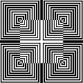 Optical Illusion Squares Black And White Duvet Cover For Sale By Joy McKenzie