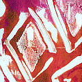 Orchid Diamonds- Abstract Painting Painting by Linda Woods Orchid Diamonds- Abstract Painting Painting by Linda Woods