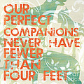 Our Perfect Companion Painting by Debbie DeWitt Our Perfect Companion Painting by Debbie DeWitt