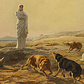 Pallas Athena and the Herdsmans Dogs Painting by Briton Riviere Pallas Athena and the Herdsmans Dogs Painting by Briton Riviere
