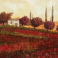 Papaveri In Toscana Painting by Guido Borelli Papaveri In Toscana Painting by Guido Borelli