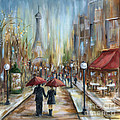 Paris Lovers Ill Painting by Marilyn Dunlap Paris Lovers Ill Painting by Marilyn Dunlap
