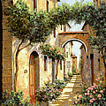 Passando Sotto L'arco Painting by Guido Borelli Passando Sotto L'arco Painting by Guido Borelli