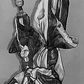Patriotic Umbrellas Black And White by Rob Hans Patriotic Umbrellas Black And White by Rob Hans