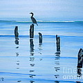 Perched at Dusk Painting by Marilyn McNish Perched at Dusk Painting by Marilyn McNish
