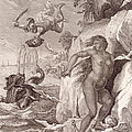 Perseus Delivers Andromeda From The Sea Monster by Bernard Picart Perseus Delivers Andromeda From The Sea Monster by Bernard Picart