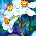 Petal Portrait Painting by Barbara Jewell Petal Portrait Painting by Barbara Jewell