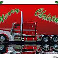 Peterbilt Xmas Card Photograph by Randy Harris Peterbilt Xmas Card Photograph by Randy Harris