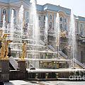 Peterhof Palace Fountains Photograph by Thomas Marchessault Peterhof Palace Fountains Photograph by Thomas Marchessault