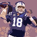 Peyton Manning Abstract Number 2 Photograph by George Pedro Peyton Manning Abstract Number 2 Photograph by George Pedro