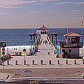 Pier Over An Ocean, Manhattan Beach by Panoramic Images Pier Over An Ocean, Manhattan Beach by Panoramic Images