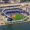 Pnc Park Aerial 2 Framed Print by Pittsburgh Aerials