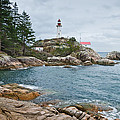 Point Atkinson Lighthouse and Rocky Shore Photograph by Jeff Goulden Point Atkinson Lighthouse and Rocky Shore Photograph by Jeff Goulden