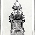 Ponce De Leon Inlet Lighthouse Drawing by Ira Shander Ponce De Leon Inlet Lighthouse Drawing by Ira Shander