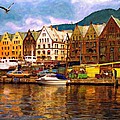 Port Life Watercolor by Steve Harrington Port Life Watercolor by Steve Harrington