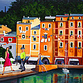 PORTOFINO Art print by William Cain