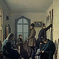 Preparations For Hunting, 1836 by Jevgraf Fiodorovitch Krendovsky Preparations For Hunting, 1836 by Jevgraf Fiodorovitch Krendovsky