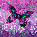 Purple Butterfly Painting by Hailey E Herrera Purple Butterfly Painting by Hailey E Herrera