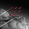 Red Arrows Diamond 9 - Pop Digital Art by Airpower Art Red Arrows Diamond 9 - Pop Digital Art by Airpower Art