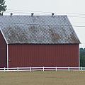 Kentucky Red Barn Photograph by Valerie Collins Kentucky Red Barn Photograph by Valerie Collins