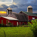 Red Barns Photograph by Debra and Dave Vanderlaan Red Barns Photograph by Debra and Dave Vanderlaan