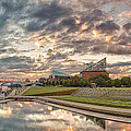 Riverfront Pier Sunrise  Photograph by Steven Llorca