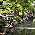 Girl By San Antonio River by Steven Sparks