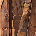 Rock Climber Indian Creek Utah Photograph by Yva Momatiuk and John Eastcott Rock Climber Indian Creek Utah Photograph by Yva Momatiuk and John Eastcott