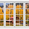 Rocky Mountain Autumn Ranch White Window View Photograph by James BO Insogna Rocky Mountain Autumn Ranch White Window View Photograph by James BO Insogna