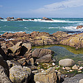 Rocky Shore And La Corbiere Lighthouse Photograph by Bill Coster Rocky Shore And La Corbiere Lighthouse Photograph by Bill Coster