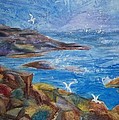 Rocky Shores Of Maine by Ellen Levinson Rocky Shores Of Maine by Ellen Levinson