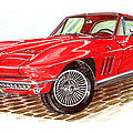 Ruby Red 1966 Corvette Stingray Fastback by Jack Pumphrey Ruby Red 1966 Corvette Stingray Fastback by Jack Pumphrey