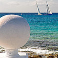 Sailboats Racing in Cozumel Photograph by Mitchell R Grosky Sailboats Racing in Cozumel Photograph by Mitchell R Grosky