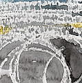 Saltwater- abstract painting Painting by Linda Woods Saltwater- abstract painting Painting by Linda Woods