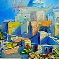 Santorini Light Painting by Ana Maria Edulescu Santorini Light Painting by Ana Maria Edulescu