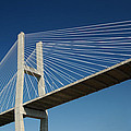 Savannah River Bridge Georgia and South Carolina Wall Art by Bob Pardue