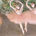 Scene de ballet Pastel by Edgar Degas