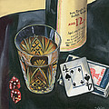 Scotch and Cigars 2 Painting by Debbie DeWitt Scotch and Cigars 2 Painting by Debbie DeWitt