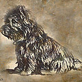 Scotty Dog Painting by George Pedro Scotty Dog Painting by George Pedro