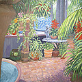 Secret Garden Painting by Karen Zuk Rosenblatt Secret Garden Painting by Karen Zuk Rosenblatt