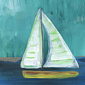 Set Free- Sailboat Painting Painting by Linda Woods Set Free- Sailboat Painting Painting by Linda Woods