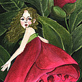 She Stole A Peony To Wear by Jingfen Hwu She Stole A Peony To Wear by Jingfen Hwu