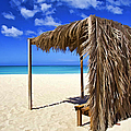 Shelter on a White Sandy Caribbean Beach with a Blue Sky and White Clouds Photograph by David Letts Shelter on a White Sandy Caribbean Beach with a Blue Sky and White Clouds Photograph by David Letts