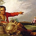 Shepherd Boy Pointing At Tobias And The Angel by Abraham Bloemaert Shepherd Boy Pointing At Tobias And The Angel by Abraham Bloemaert
