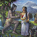 Shiva and Parvati by Vishnu Das