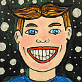 Smiling Boy Painting by Patricia Arroyo Smiling Boy Painting by Patricia Arroyo