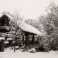 Snow Covered Bridge by Robert Frederick Snow Covered Bridge by Robert Frederick