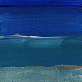 Soft Crashing Waves- Abstract Landscape Painting by Linda Woods Soft Crashing Waves- Abstract Landscape Painting by Linda Woods