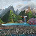 Somewhere Over The Rainbow Painting by Mindy Huntress Somewhere Over The Rainbow Painting by Mindy Huntress