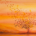 Soul Freedom Watercolor Painting by Michelle Constantine